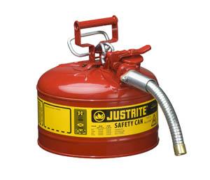JUSTRITE 2.5 GAL TYPE II SAFETY CAN 1